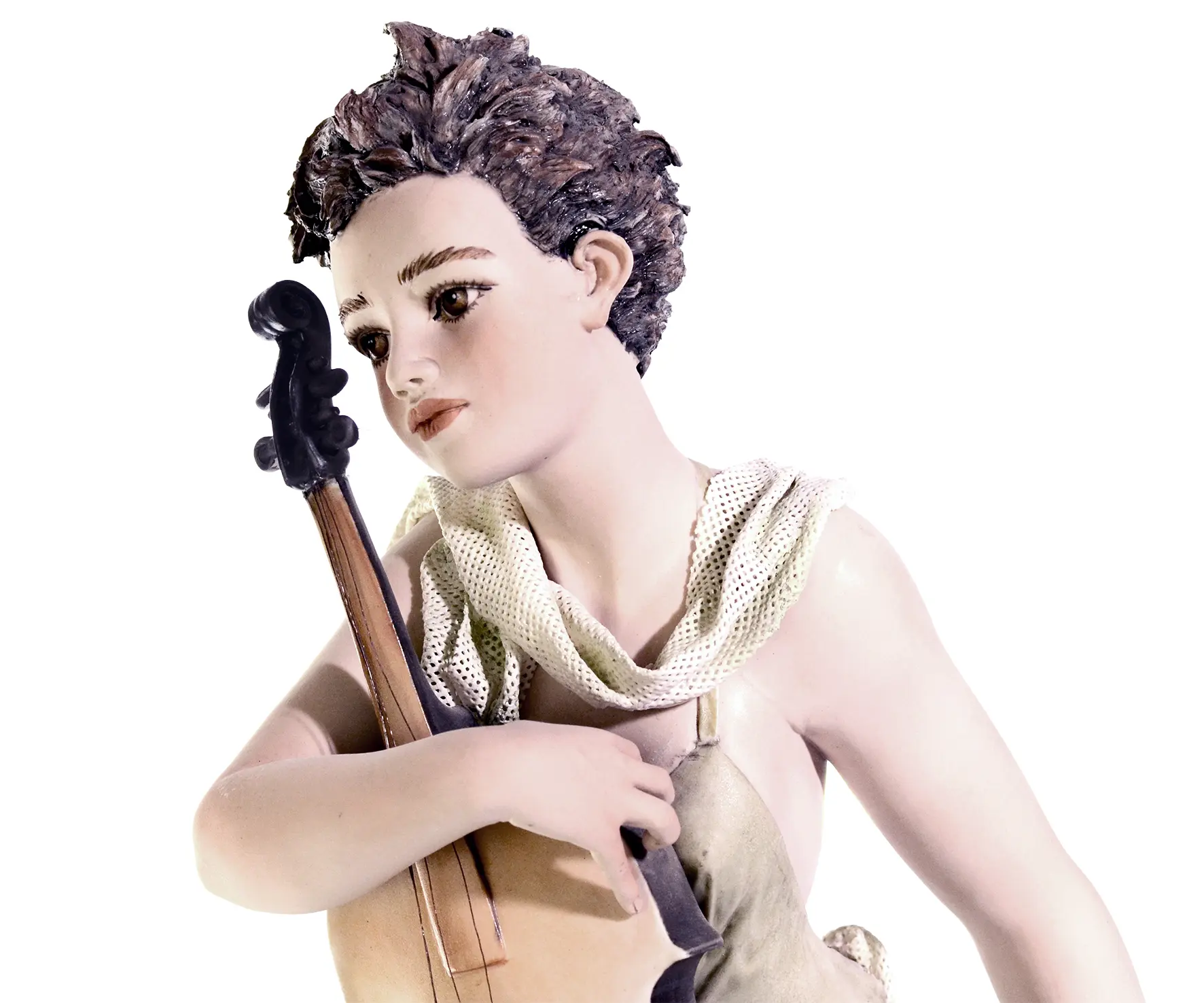 Statue En Porcelaine 33 D Ballerine - Poupée En Porcelaine