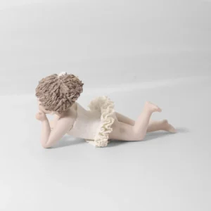 Statua in porcellana di ballerina in tutù