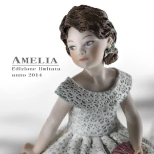 Statua in porcellana Amelia di Sibania, edizione limitata dell'anno 2014.